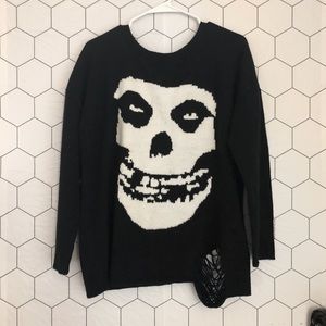 Misfit distressed oversized sweater